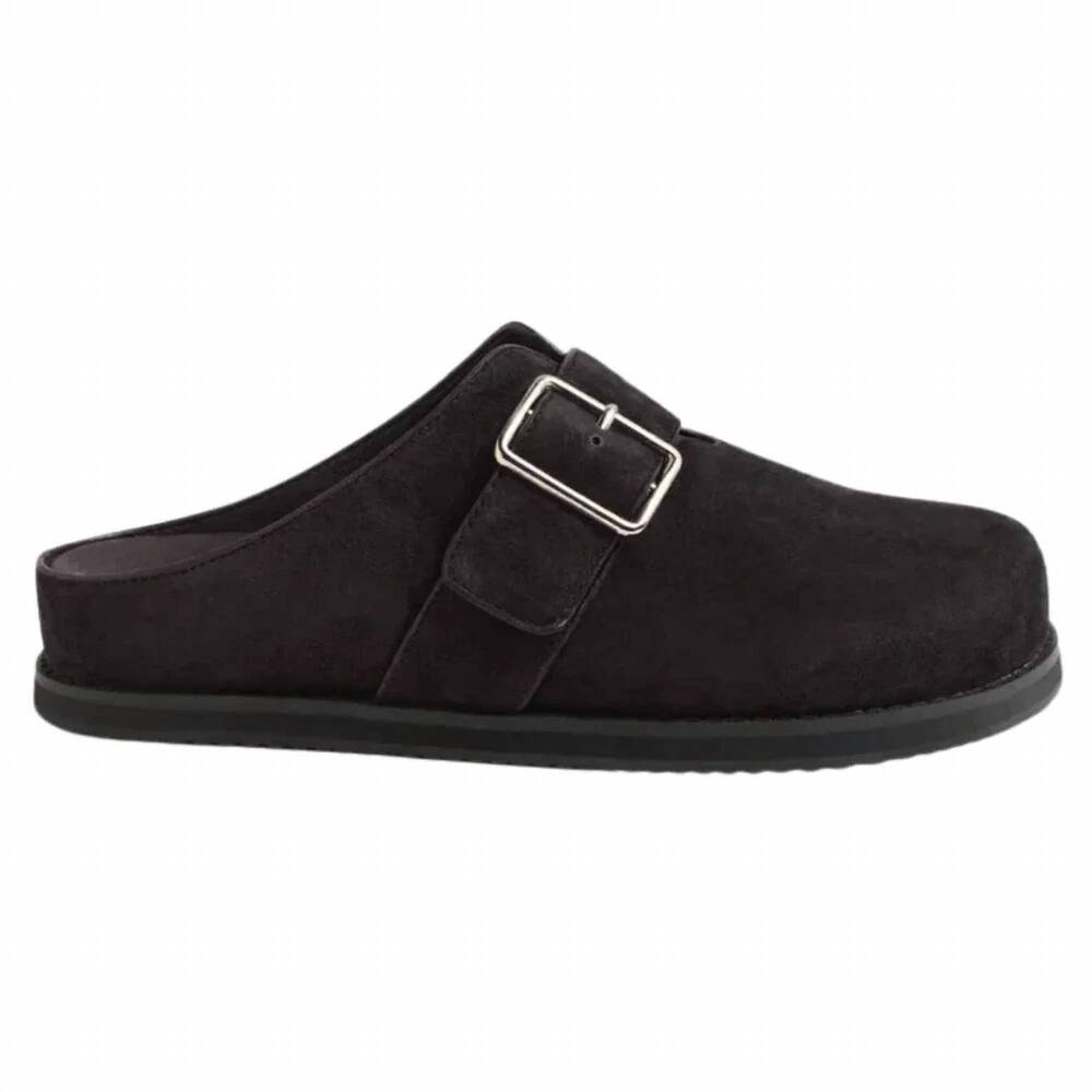 NEW ZIERA women's moris w flat shoes in black suede